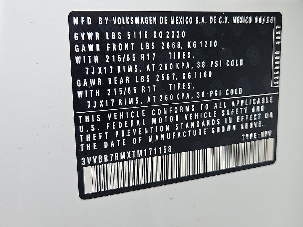 2026 Volkswagen Tiguan S