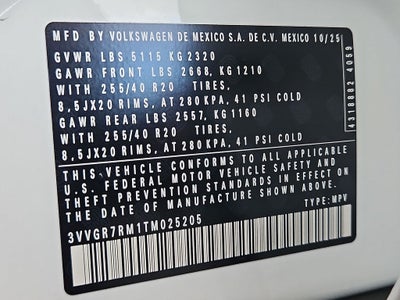 2026 Volkswagen Tiguan 2.0T SE R-Line Black