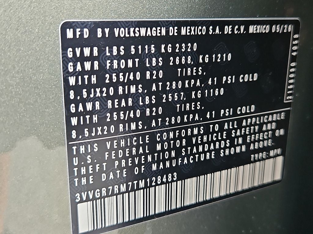 2026 Volkswagen Tiguan 2.0T SE R-Line Black