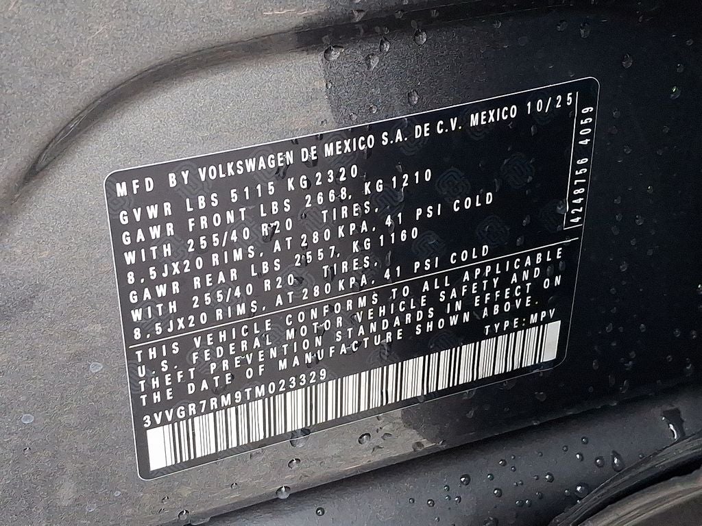 2026 Volkswagen Tiguan 2.0T SE R-Line Black