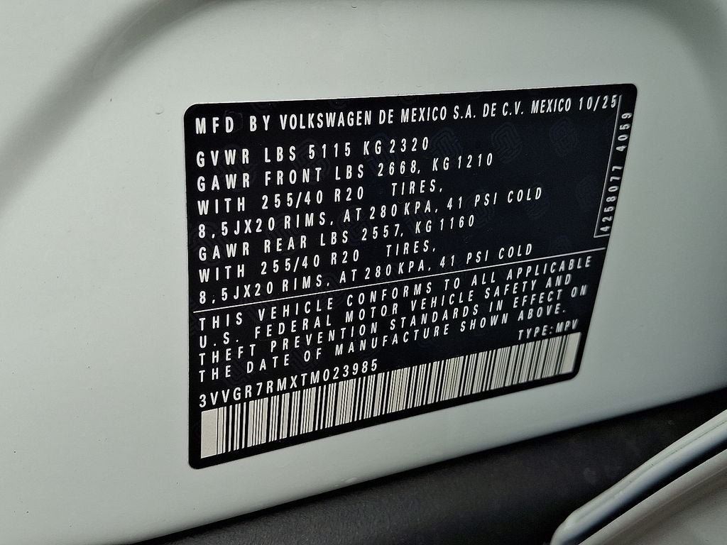 2026 Volkswagen Tiguan 2.0T SE R-Line Black