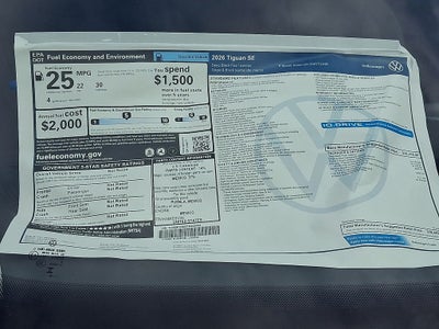 2026 Volkswagen Tiguan 2.0T SE