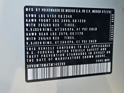 2026 Volkswagen Tiguan 2.0T SEL R-Line