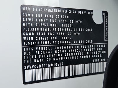 2026 Volkswagen Taos 1.5T SE