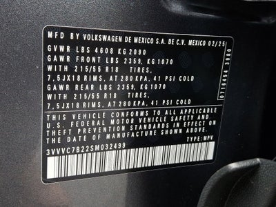 2025 Volkswagen Taos 1.5T SE