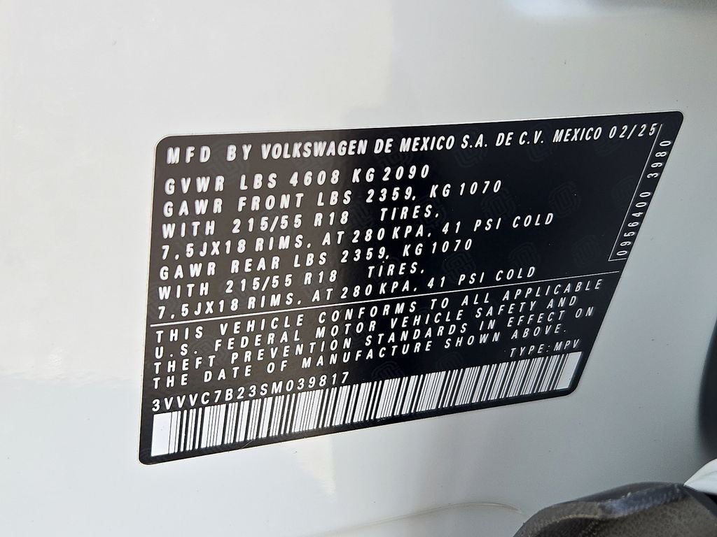 2025 Volkswagen Taos 1.5T SE
