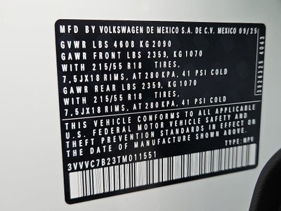 2026 Volkswagen Taos 1.5T SE