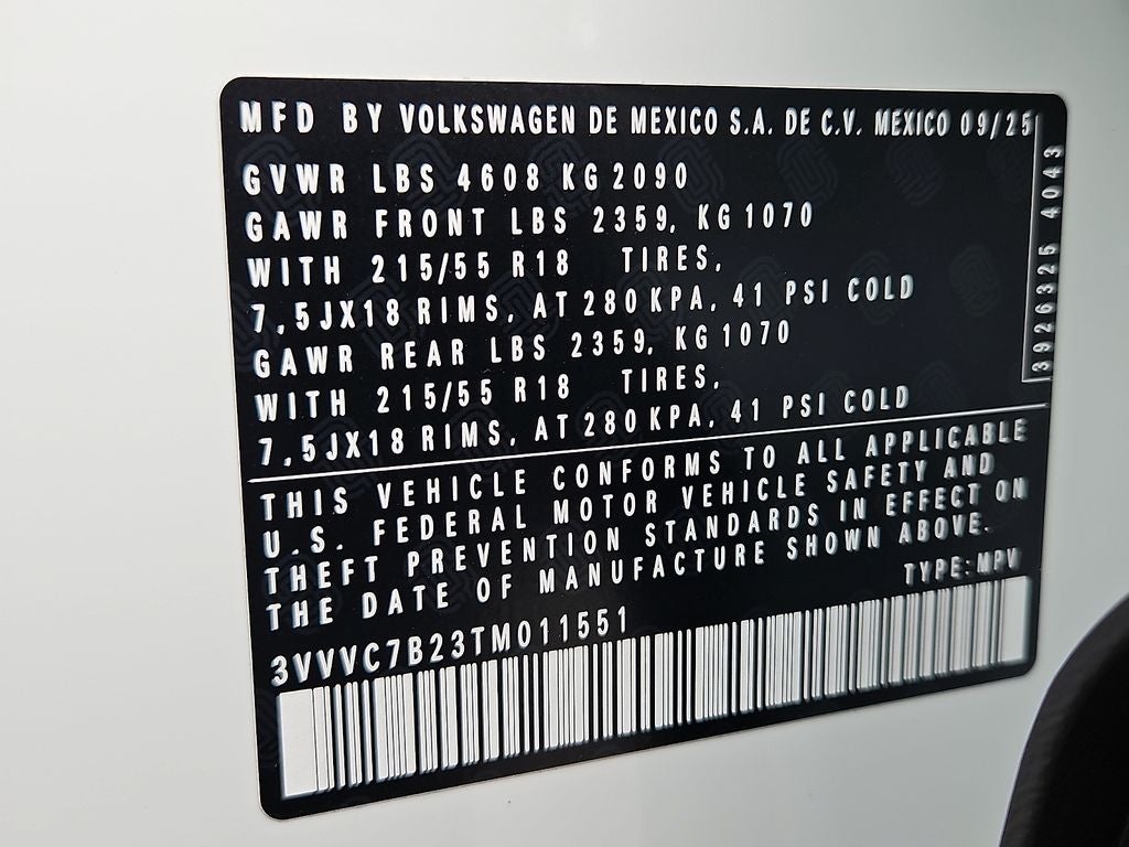 2026 Volkswagen Taos 1.5T SE