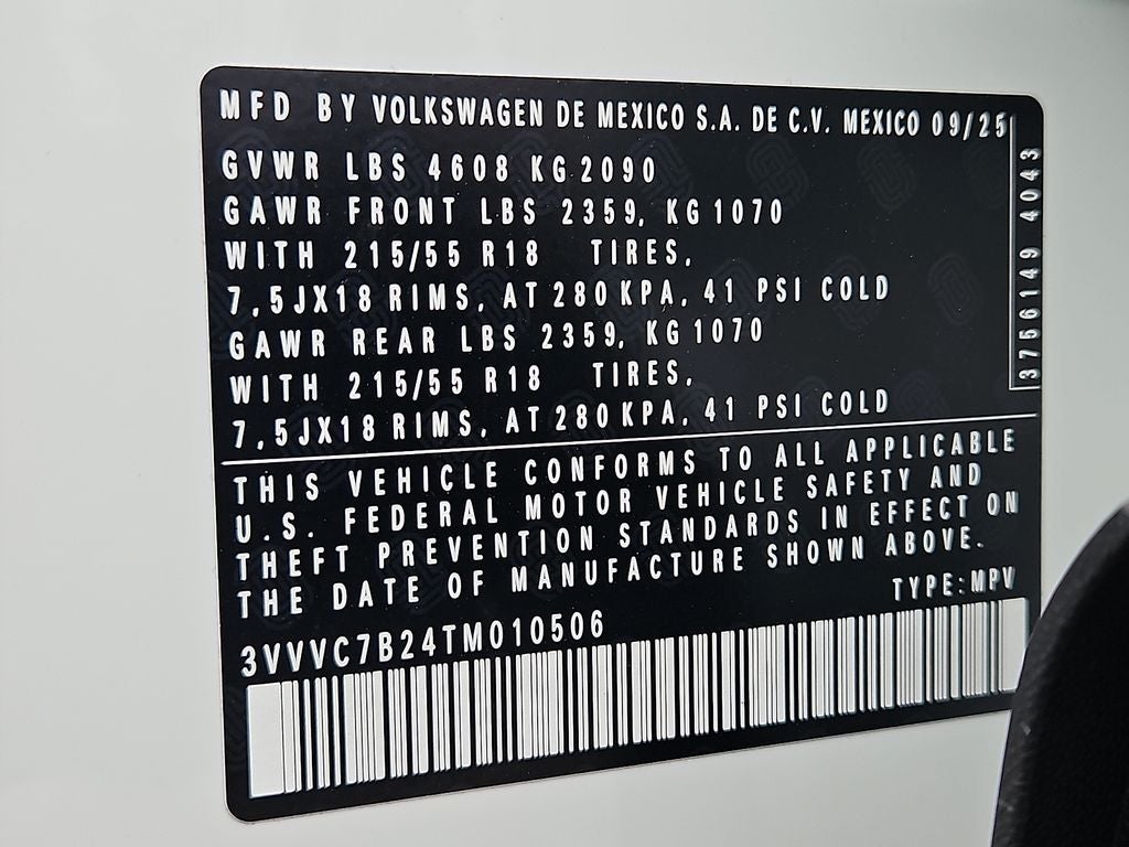 2026 Volkswagen Taos 1.5T SE