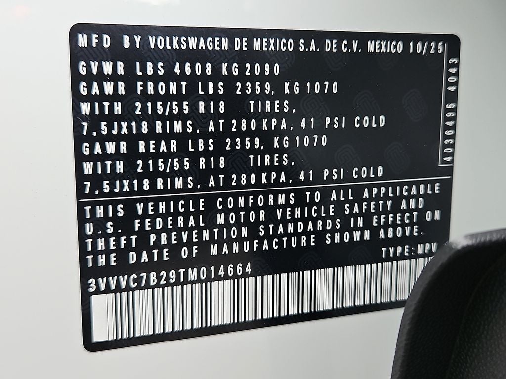 2026 Volkswagen Taos 1.5T SE