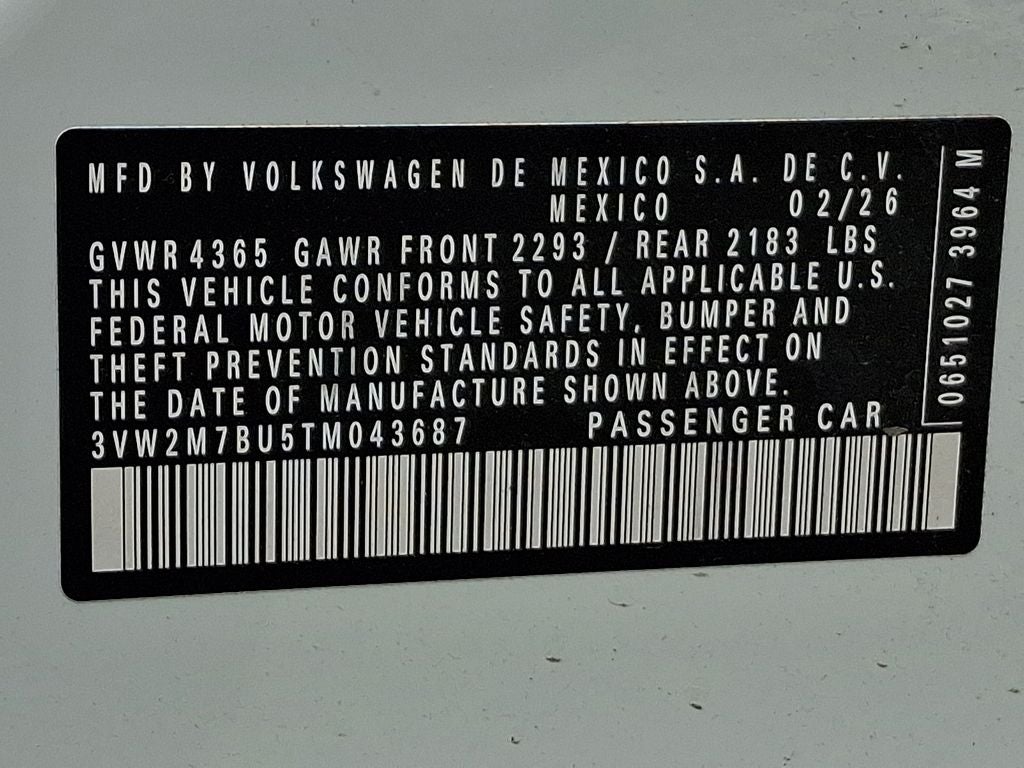 2026 Volkswagen Jetta GLI 2.0T Autobahn