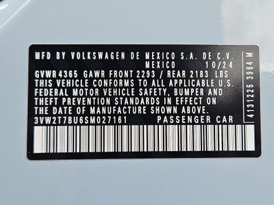 2025 Volkswagen Jetta GLI 2.0T Autobahn