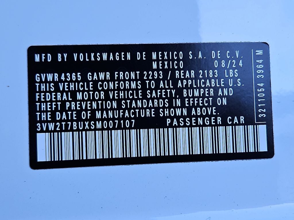 2025 Volkswagen Jetta GLI 2.0T Autobahn