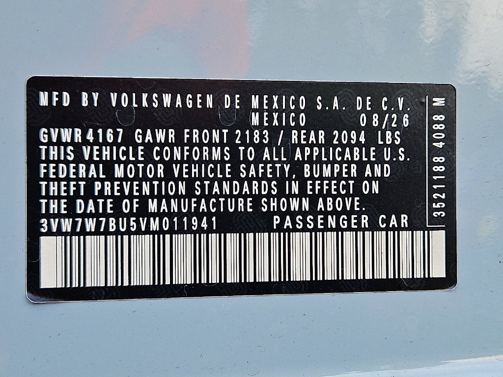 2027 Volkswagen Jetta 1.5T SE