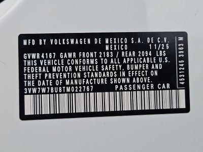 2026 Volkswagen Jetta 1.5T SE