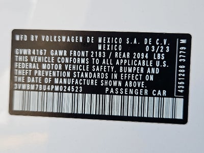 2023 Volkswagen Jetta 1.5T Sport