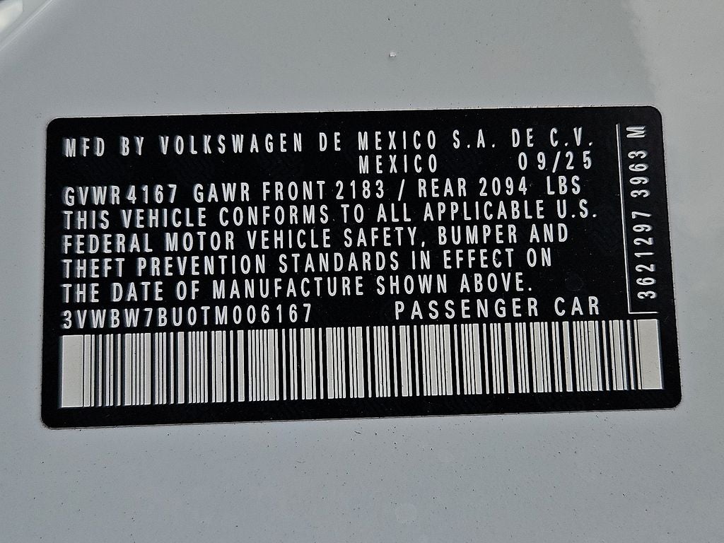 2026 Volkswagen Jetta 1.5T Sport