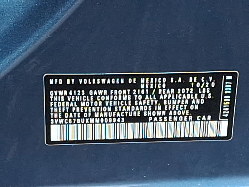 2021 Volkswagen Jetta 1.4T S