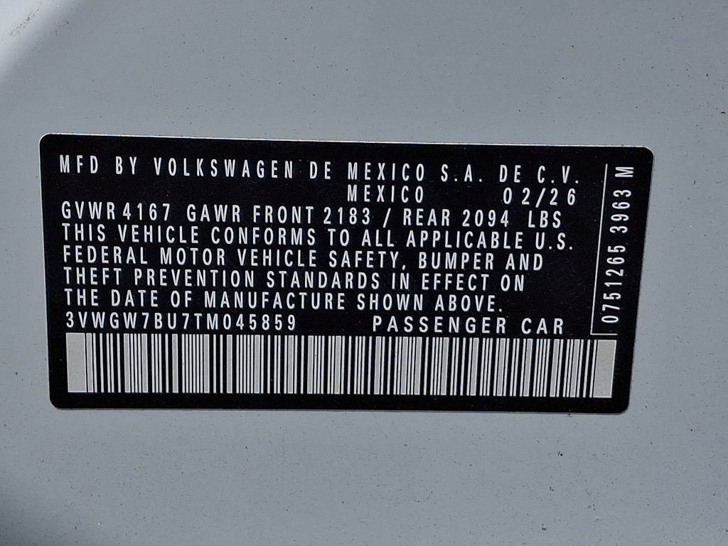 2026 Volkswagen Jetta 1.5T SEL