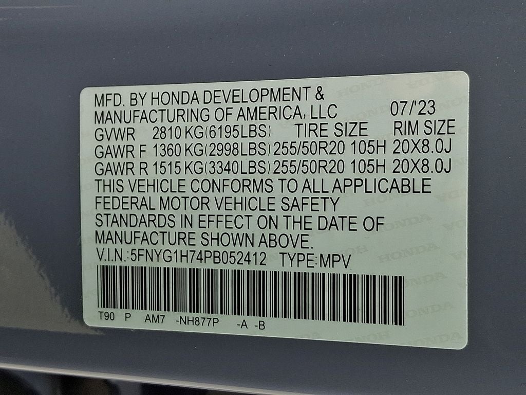 2023 Honda Pilot Touring