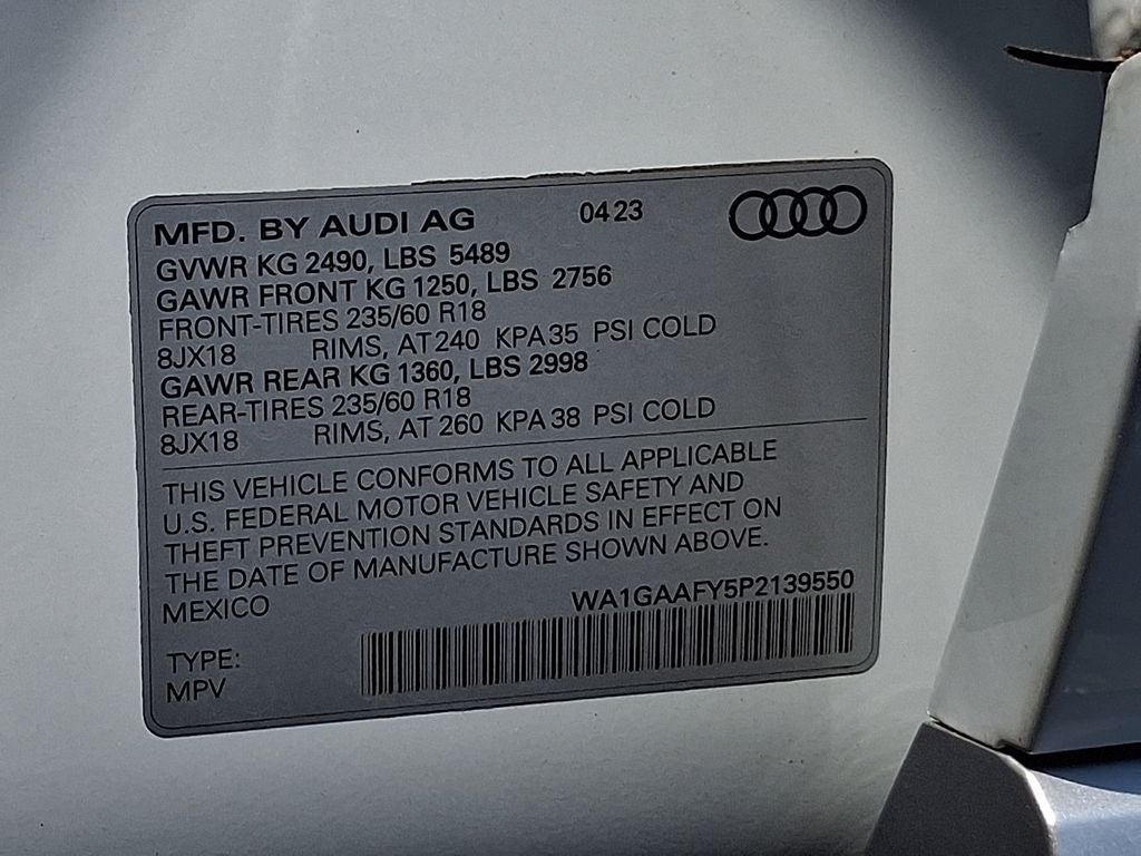 2023 Audi Q5 45 S line Premium quattro