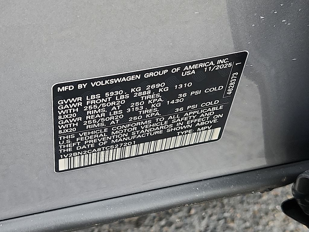 2026 Volkswagen Atlas 2.0T SEL