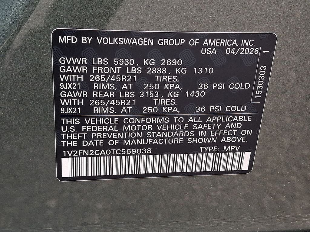 2026 Volkswagen Atlas 2.0T SEL Premium R-Line