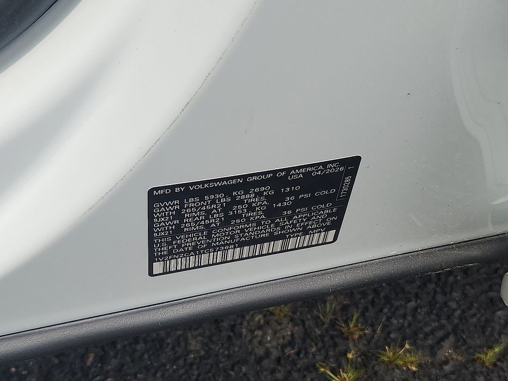 2026 Volkswagen Atlas 2.0T SEL Premium R-Line
