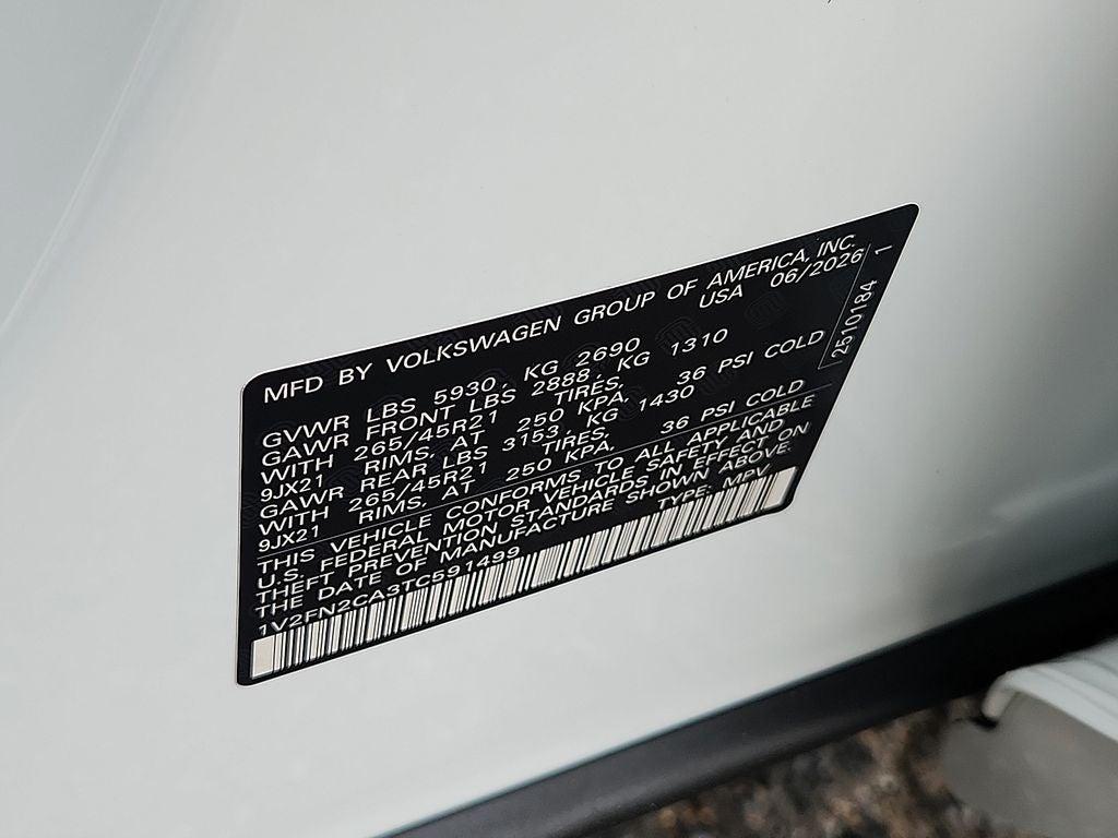 2026 Volkswagen Atlas 2.0T SEL Premium R-Line