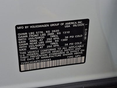 2026 Volkswagen Atlas Cross Sport 2.0T SE w/Technology