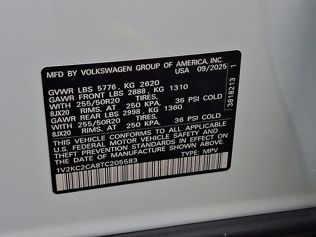 2026 Volkswagen Atlas Cross Sport 2.0T SE w/Technology