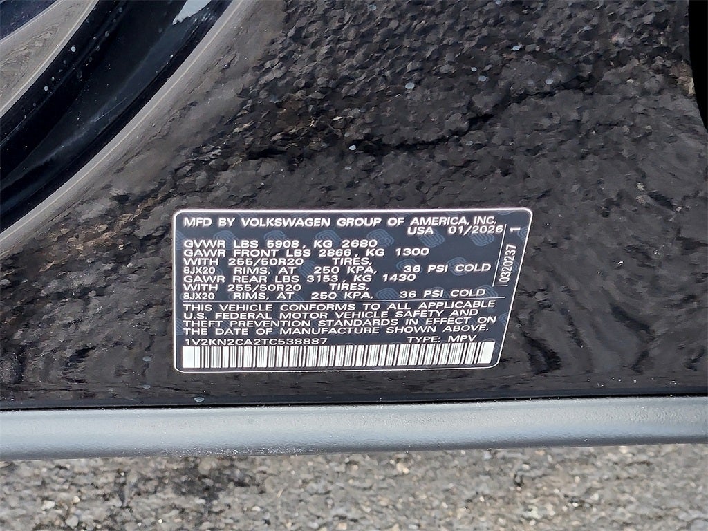 2026 Volkswagen Atlas 2.0T SE w/Technology