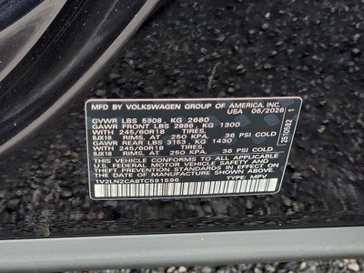 2026 Volkswagen Atlas 2.0T SE