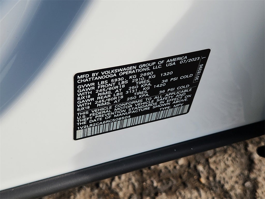 2024 Volkswagen Atlas 2.0T SE