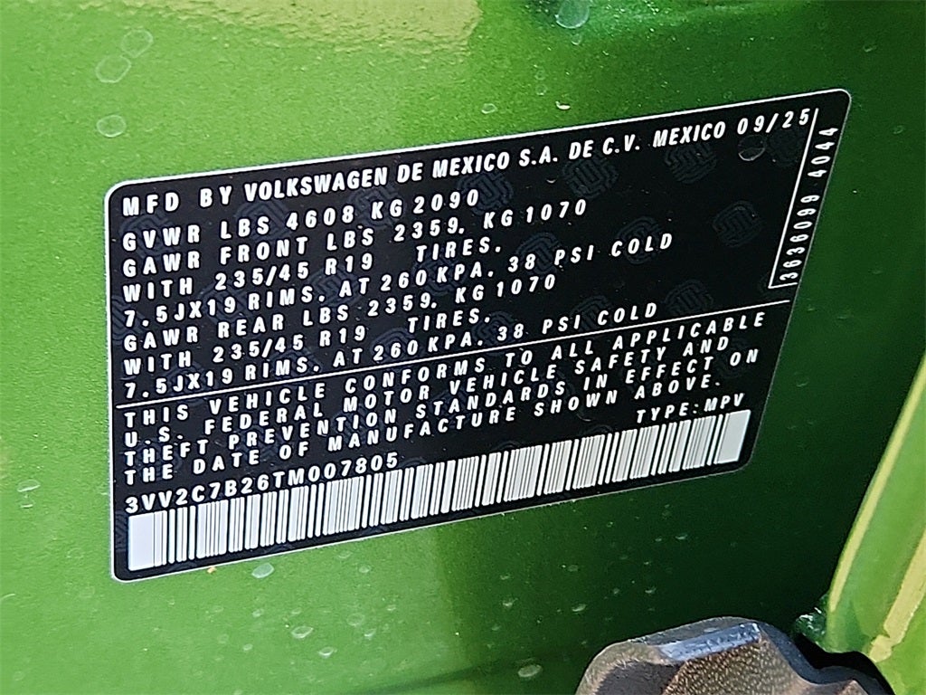 2026 Volkswagen Taos 1.5T SE Black