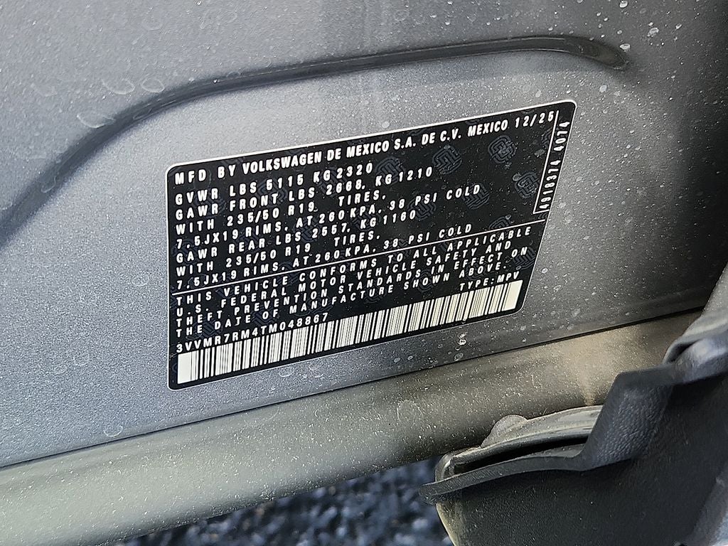 2026 Volkswagen Tiguan 2.0T SE