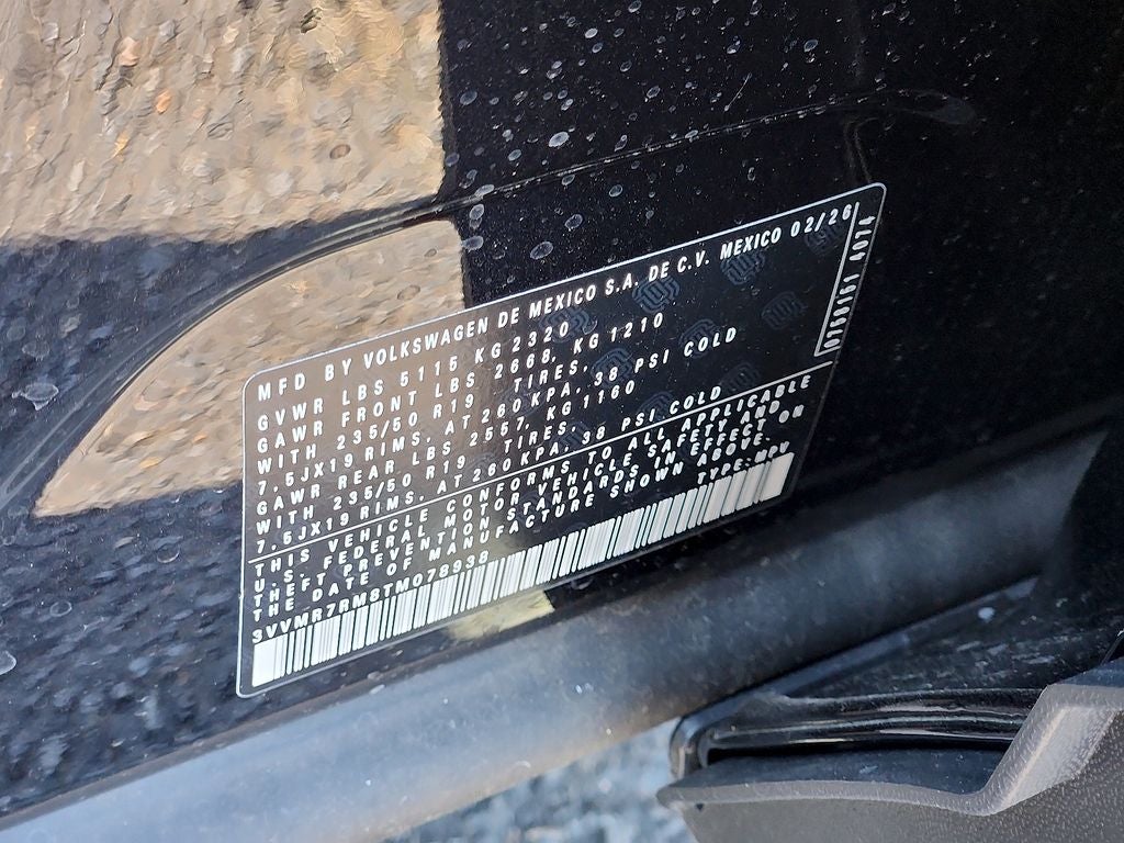 2026 Volkswagen Tiguan 2.0T SE