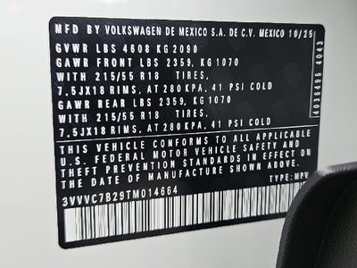2026 Volkswagen Taos 1.5T SE