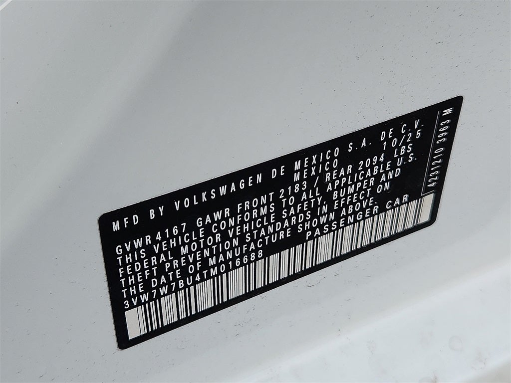 2026 Volkswagen Jetta 1.5T SE