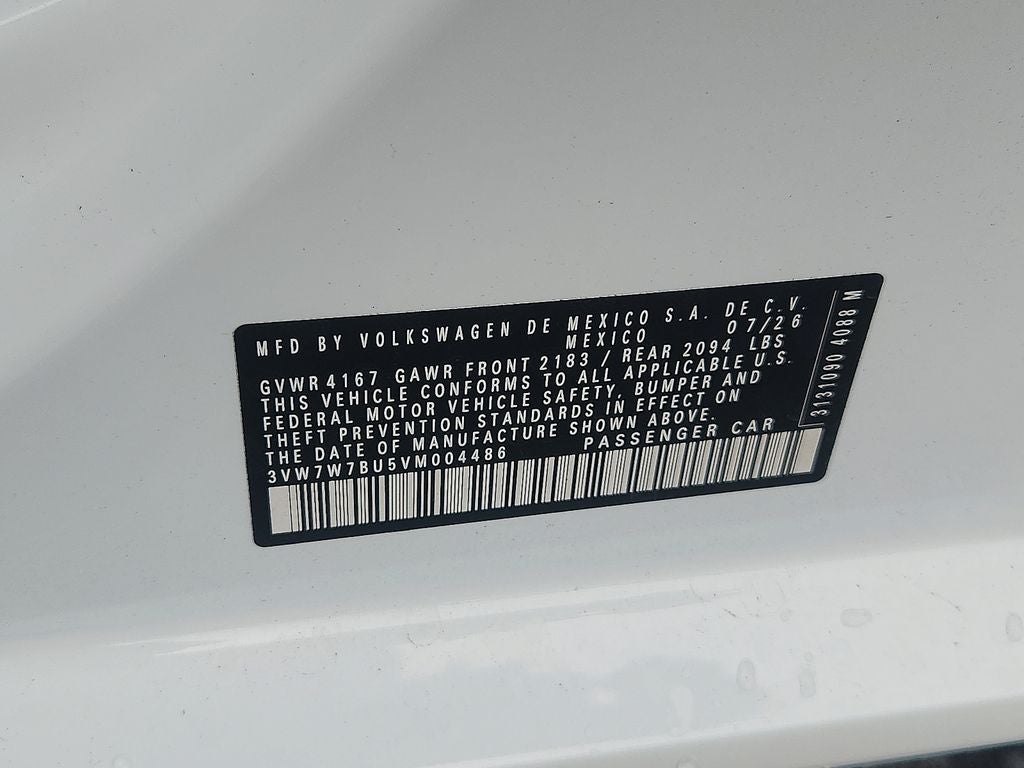 2027 Volkswagen Jetta 1.5T SE