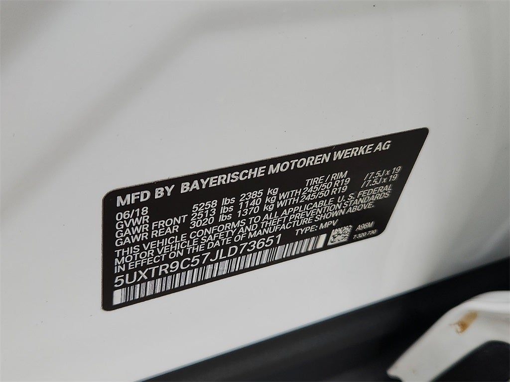 2018 BMW X3 xDrive30i