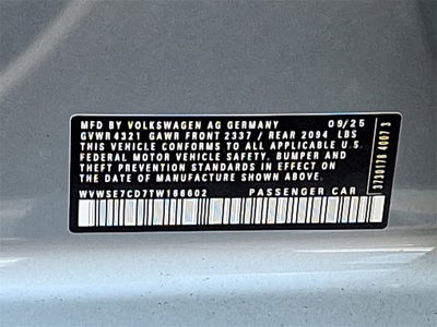 2026 Volkswagen Golf GTI 2.0T SE