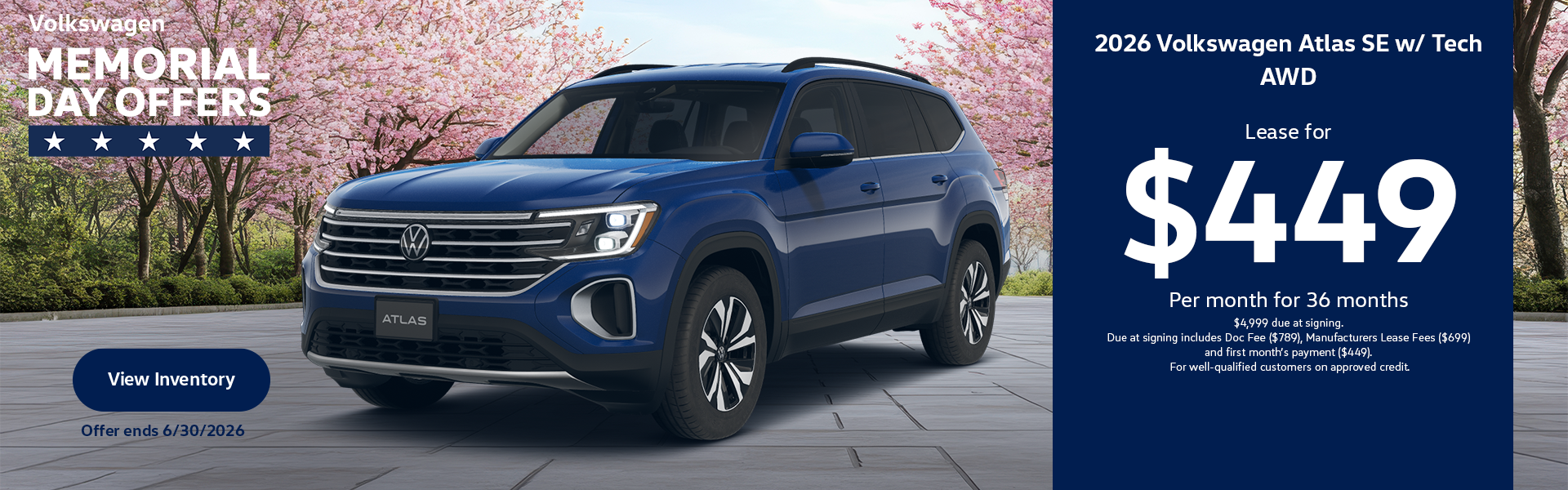 Volkswagen Atlas Specials in Jersey City